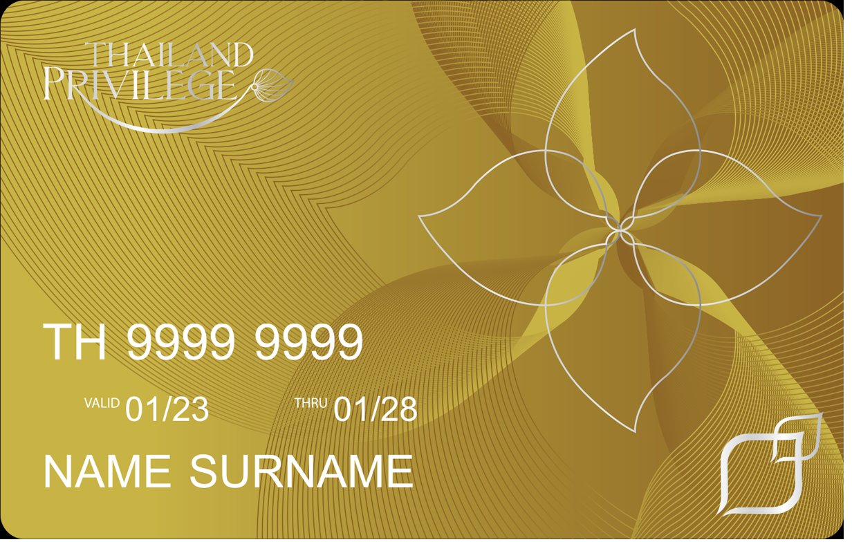 Thailand Privilege Gold membership card