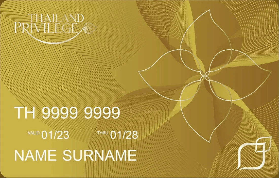 Thailand Privilege Gold membership card