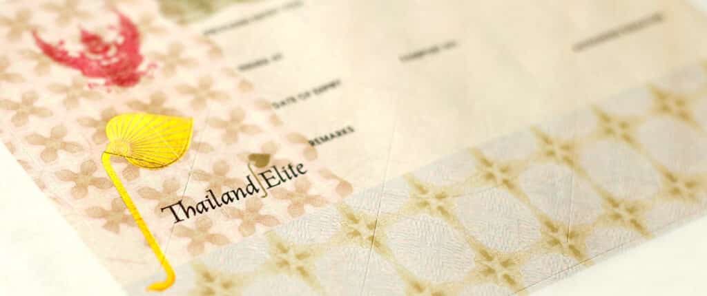 thailand elite visa cost