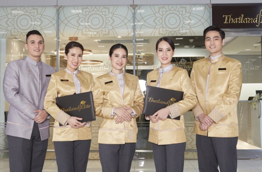 Thailand Elite airport service announcement