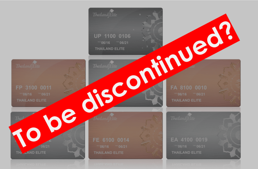 Thailand Elite membership discontinued